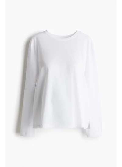 H&M MAMA Cotton jersey top