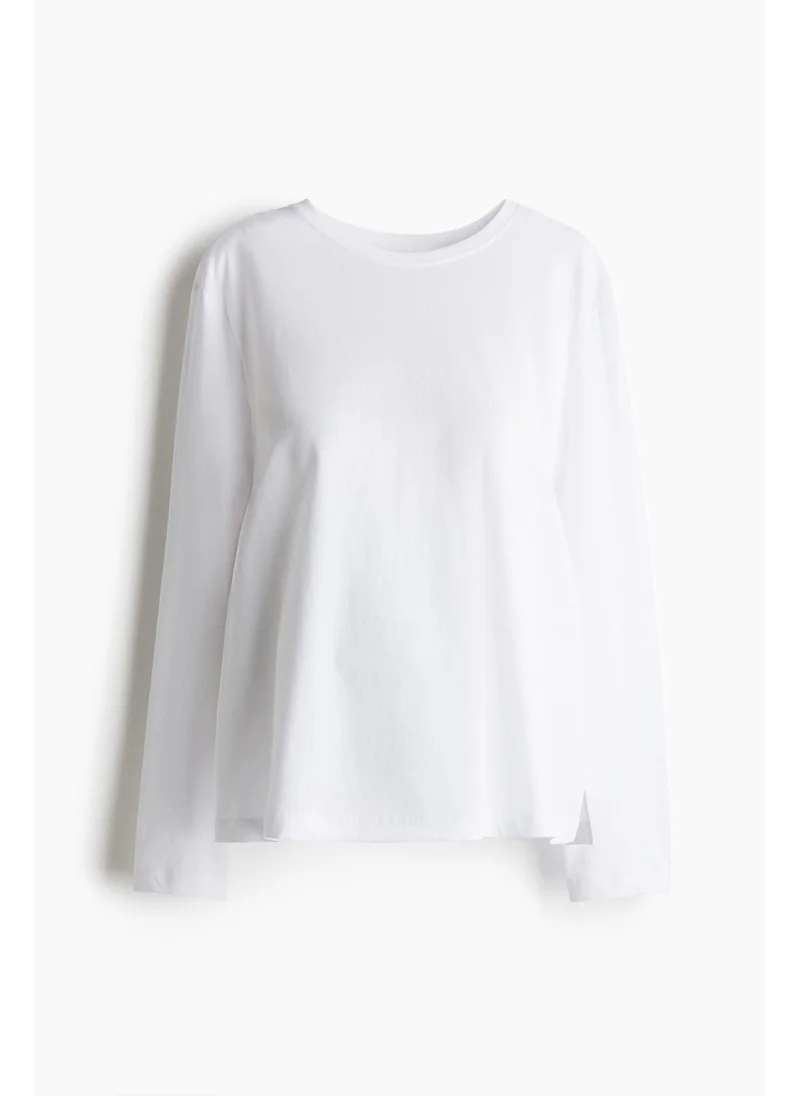 H&M MAMA Cotton jersey top
