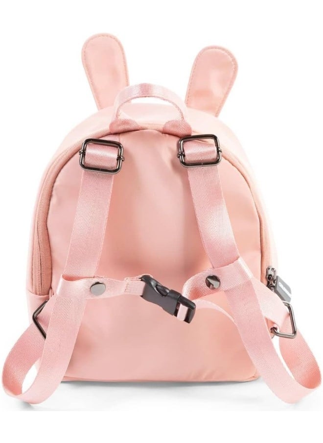 CHILDHOME Childhome, Baby Backpack, School, Kindergarten, Nursery, Two Compartments, Lunchbag/Bottle Capacity, Removable Safety Buckle, Waterproof, My First Bag, Pink And Copper  - Image 3