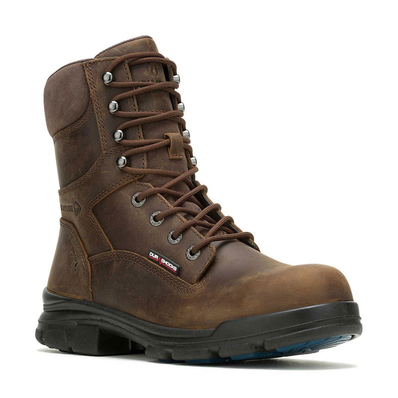 Wolverine Men's Durashocks Sr Icon Waterproof Carbonmax 8" Construction Boot, Dark Brown, 11 X-Wide - Image 2