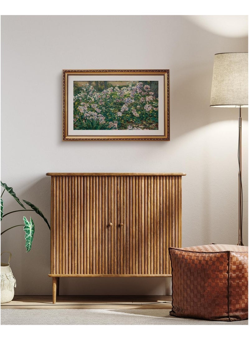 مؤسسة فكرة اليوم اليوم فكرة كبيرة الأزهار جدار الفن مع الذهب الإطار خمر زهرة قماش قماش يطبع ديكور على الطراز الفيكتوري لغرفة المعيشة, معرض, غرفة نوم, مكتب 20x30 بوصة - Image 2