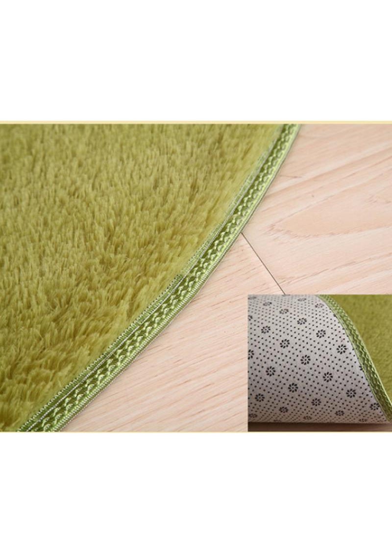 Generic - Round Shape Soft Durable Simple Floor Mat Diameter 100cm - Image 1