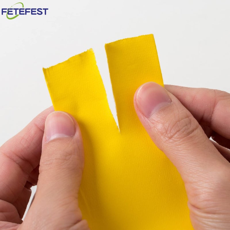 Fetefest Gaffers Tape Yellow Heavy Duty, 2" by 30 Yards, Professional Grade Gaffer Tape, Non-Reflective, No Residue, Hand Tear, Self-Adhesive, Multiple Purposes (Yellow, 2 inches x 30 Yards) - Image 2