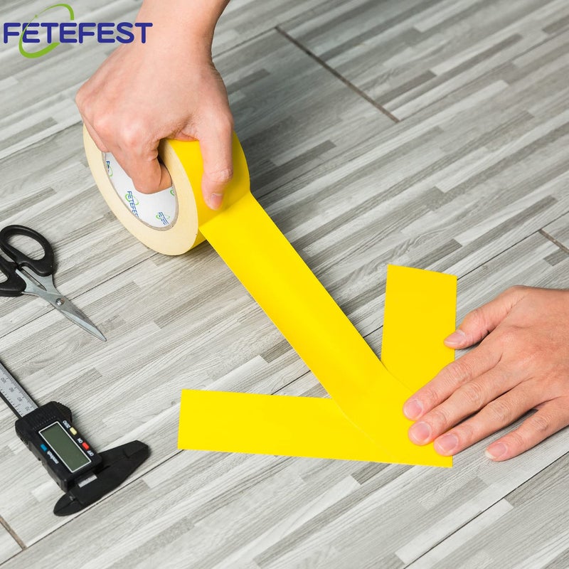 Fetefest Gaffers Tape Yellow Heavy Duty, 2" by 30 Yards, Professional Grade Gaffer Tape, Non-Reflective, No Residue, Hand Tear, Self-Adhesive, Multiple Purposes (Yellow, 2 inches x 30 Yards) - Image 5