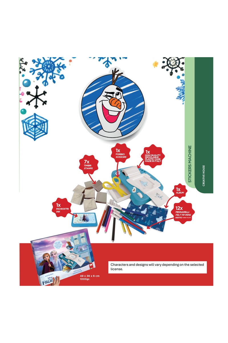 Multiprint Hello Kitty Sticker Machine – Includes 1 Sticker Maker, 1 Album, 12 Markers, 7 Stampers, 1 Ink Pad & Scissors – DIY Sticker Craft Kit for Kids - Image 4