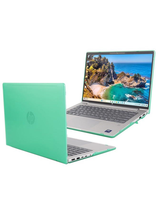 mCover Case ONLY Compatible for 2024 ～ 2025 14-inch HP ProBook 440/445 G11 Series Windows Notebook PC (NOT Fitting Any Other HP Models) - Green - Image 1