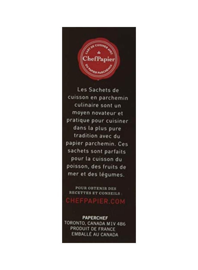 PaperChef Parchment Bags - Multipurpose, Non-Stick Paper - Perfect for Roasting and Steaming - 10 Count - 2 Pack - Image 4