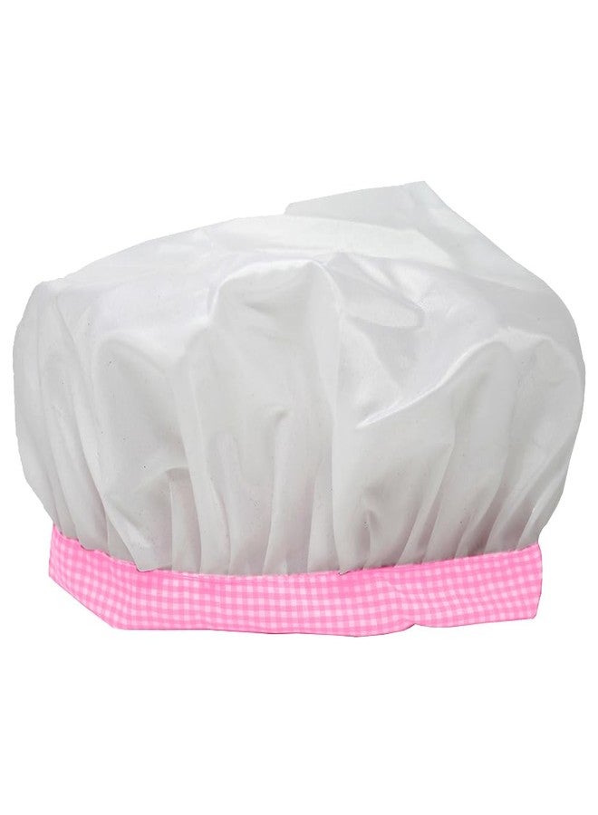 The Rosette Imprint Kids Chef Apron Set - Adjustable Children's Cooking Apron with Hat and Gloves for Girls - Image 4