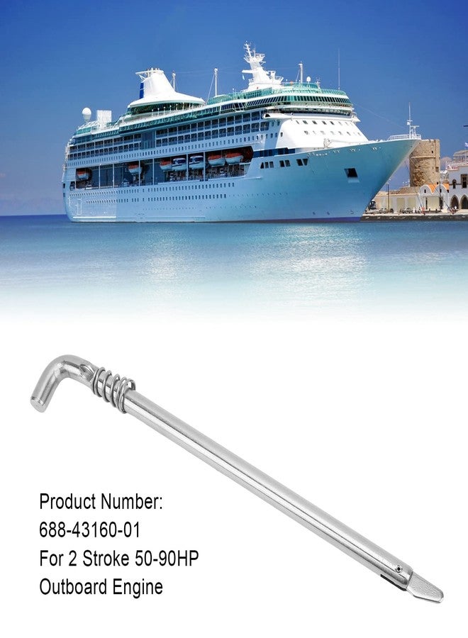 Raguso Boat Motor Tilt Rod Stainless Steel 688-43160-01 Alternative Heavy Duty Outboard Motors Engine Tilt Rod for 2 Stroke 50‑90HP Outboard Engine - Image 4