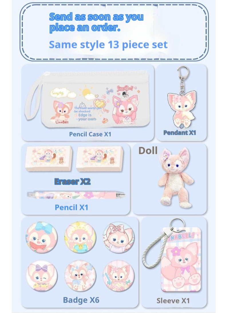 general 14-Piece Cartoon Lina Bell Backpack Set - Image 2