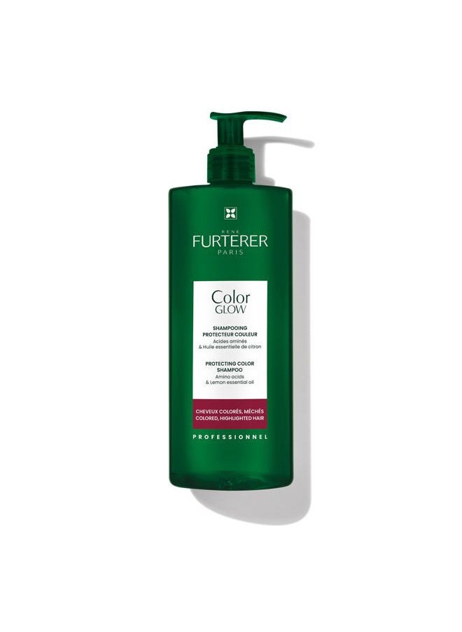 Rene Furterer Color Glow Protecting Color Shampoo - Amino Acids & Lemon Essential Oil 16.9 fl oz.  - Image 1