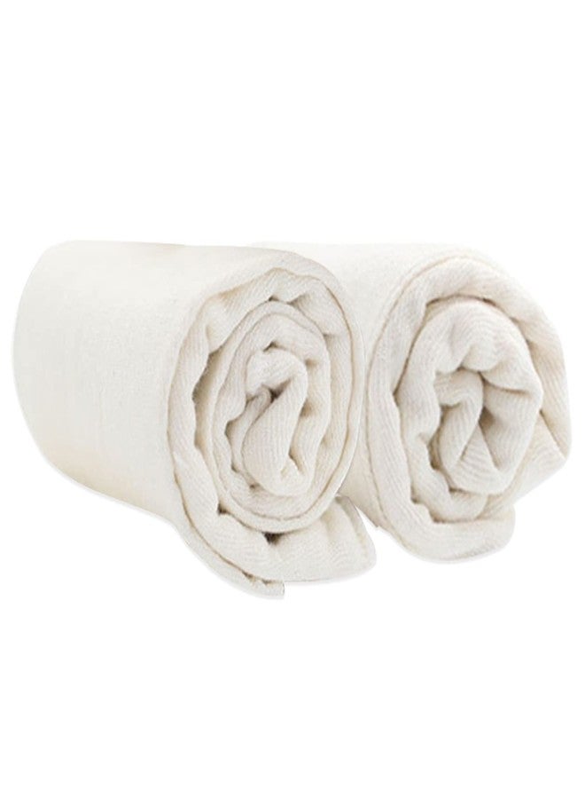 Bembika Cloth Diaper Insert, Reusable Washable Unbleached Prefold Diaper Nappy Liner for Baby Cloth Diapers (Set of 2) (Prefold Cotton) - Image 1