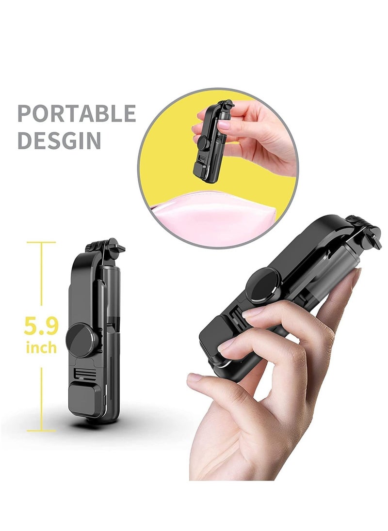 ELTRAZONE - Selfie Stick,Extendable Selfie Stick Tripod，With wireless remote control and fill light，Compact Size & Lightweight with All Cell Phone - Image 1
