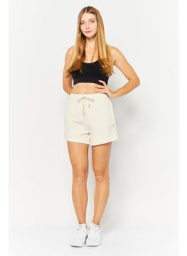Champion Women Relaxed Fit Outdoor Shorts, Off White  - Image 2