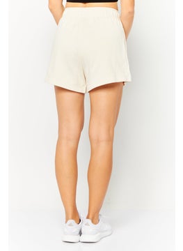 Champion Women Relaxed Fit Outdoor Shorts, Off White  - Image 4