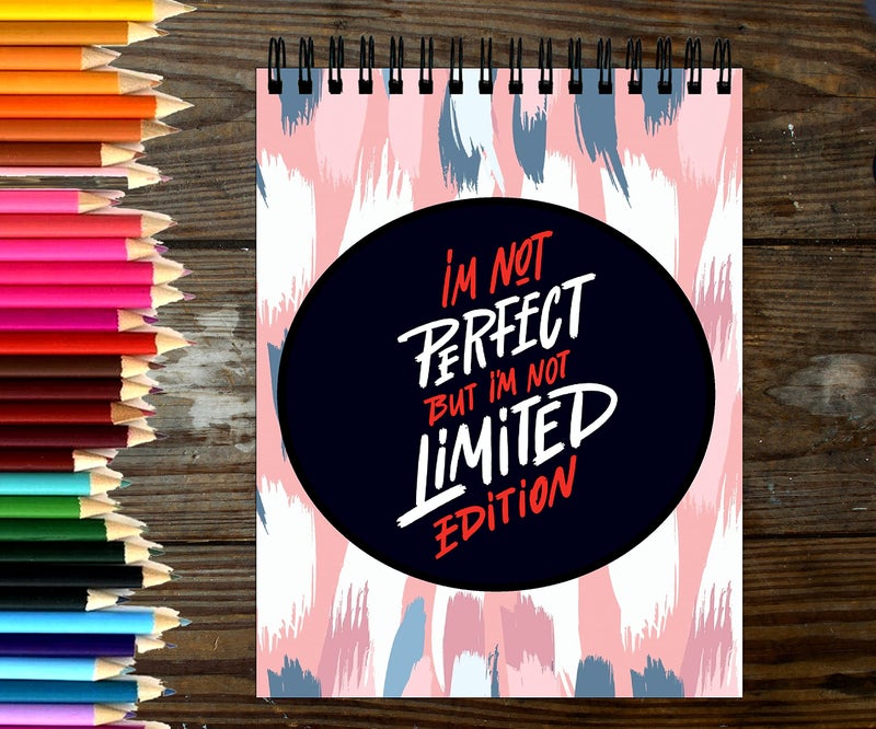 Anuman007 Sketch Book I am not Perfect but Sketch Book for Sketching Thick Sheets A4 Size,100 Sheets/200 Pages - Image 2