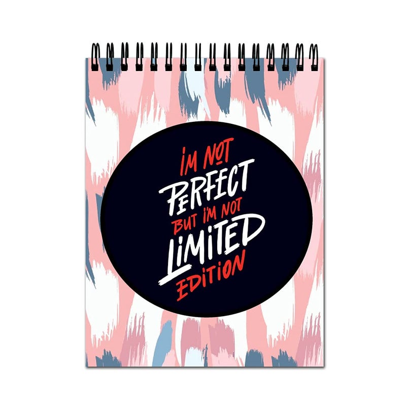 Anuman007 Sketch Book I am not Perfect but Sketch Book for Sketching Thick Sheets A4 Size,100 Sheets/200 Pages - Image 1