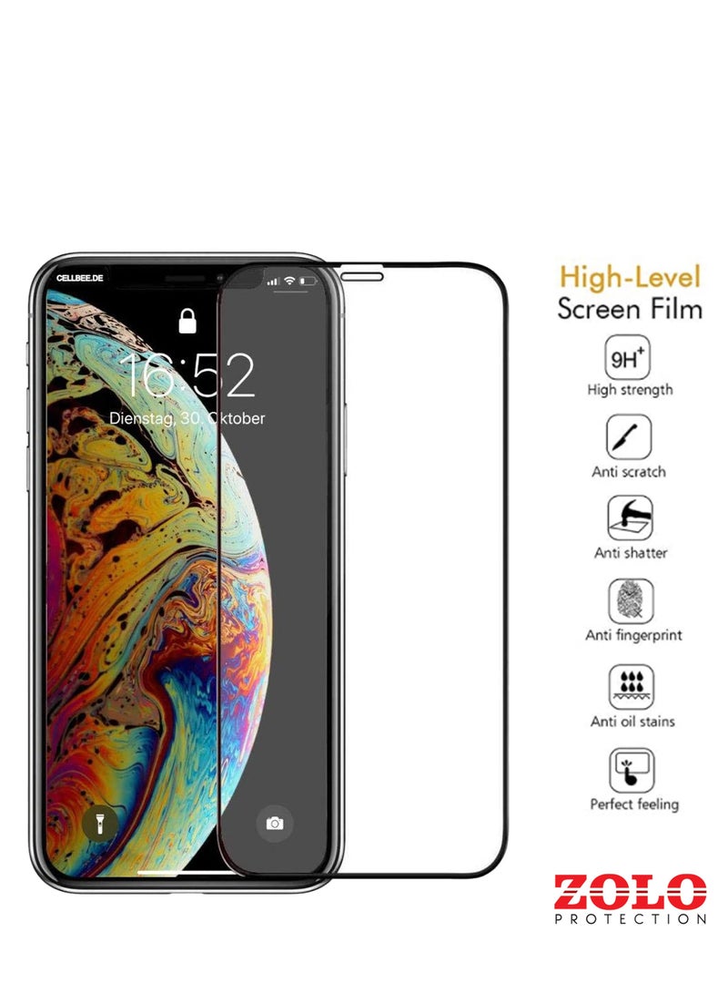 Zolo زولو 9D واقي شاشة زجاجي مقسى لجهاز آبل آيفون XR شفاف - Image 2