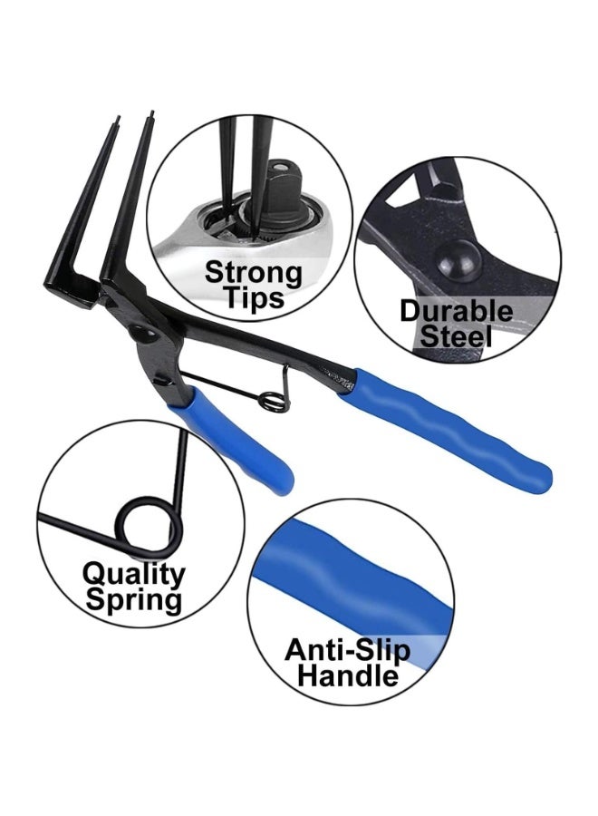 Snap Ring Pliers, Internal Master Cylinder Heavy Duty Precision Spring, for Ring Remover Retaining and Remove Hoses, Gaskets, Trucks Motorcycles Cars  - Image 2