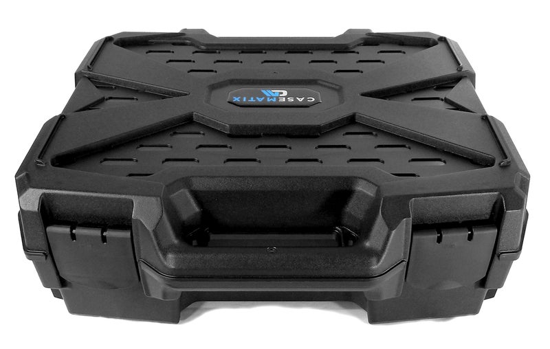 CASEMATIX حقيبة DJ CASEMATIX متوافقة مع خلاط Yamaha AG08 للبث، MG10XU، MG10 أو واجهة MG06 الاستيريو والكابلات - حقيبة DJ ذات هيكل صلب مع داخلية رغوة قابلة للتخصيص مسبقًا - Image 3