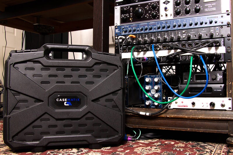 CASEMATIX حقيبة DJ CASEMATIX متوافقة مع خلاط Yamaha AG08 للبث، MG10XU، MG10 أو واجهة MG06 الاستيريو والكابلات - حقيبة DJ ذات هيكل صلب مع داخلية رغوة قابلة للتخصيص مسبقًا - Image 5