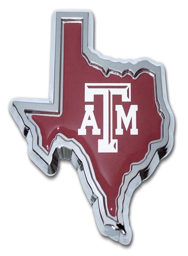 Elektroplate Texas A&M (TX Shape with Color) Emblem