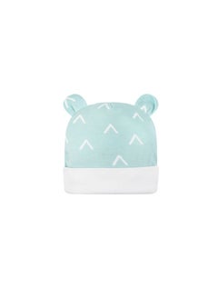 Mothers Choice 3-Piece Newborn Gift Set- Hat, Booties, Mittens Age- Newborn to 6 Months Blue  - Image 3