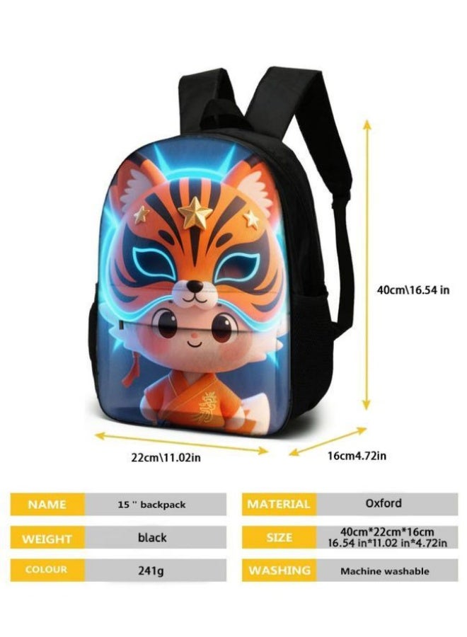 Bright Li Fire Fashion is unlimited! Cartoon bag three-piece set, suitable for a variety of scenes for students and teenagers (available for students, children, friends on outings, mountain climbing, schooling, etc.) - 17 - Image 5
