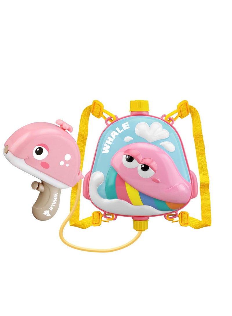 بيبي ألعاب مسدس مياه كهربائية رائعة للبالغين من بايبي للأطفال، مسدس محمول خفيف الوزن مع حقيبة تخزين المياه للأطفال الصغار، ألعاب غلوك مائية للعب في الهواء الطلق لعمر 3 سنوات فما فوق للأولاد والبنات - Image 1