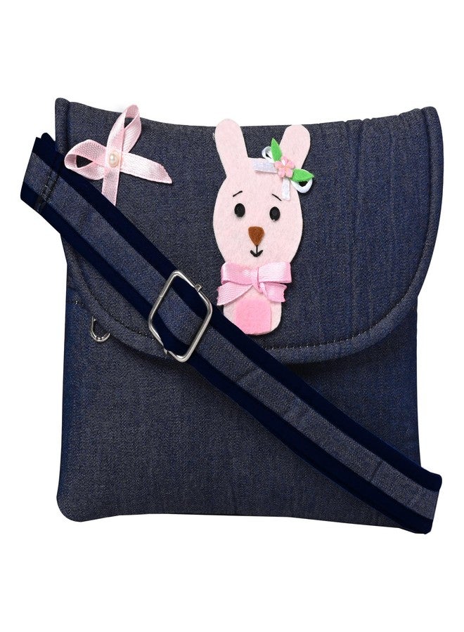 Coco Candy Women's Casual Lightweight Stylish Handbag | Denim Blue Bunny Sling Bag for Women - Perfect for Daily Use - Image 2