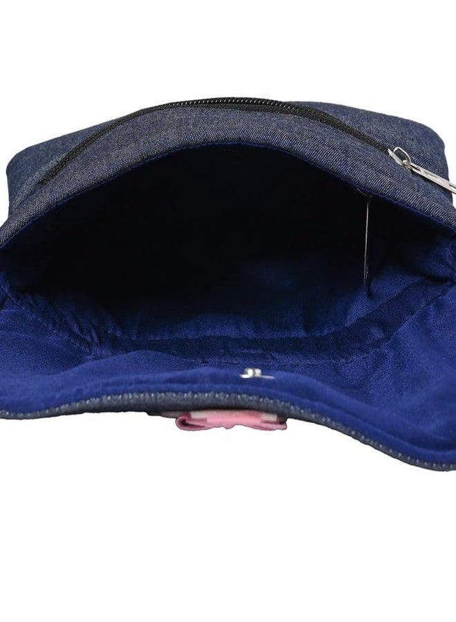 Coco Candy Women's Casual Lightweight Stylish Handbag | Denim Blue Bunny Sling Bag for Women - Perfect for Daily Use - Image 4