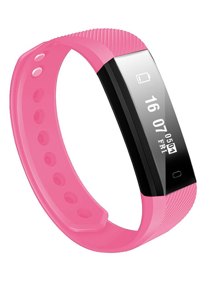 NIBEMINENT Waterproof Fitness Tracker Pink/Black - Image 1