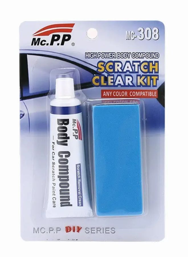 طقم شمع تلميع لإصلاح خدوش السيارة ، إسفنجي ، كريم مركب للجسم ، شمع جسم السيارة ، مزيل خدوش طلاء السيارة ، إصلاح خدوش الطلاء ، مجموعة إصلاح خدوش السيارة (عالمي) - Image 2