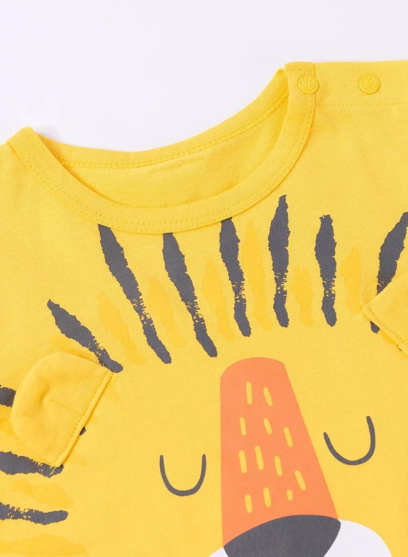 Toddler Boys 3D Ear Cartoon Graphic Tee  - Image 3
