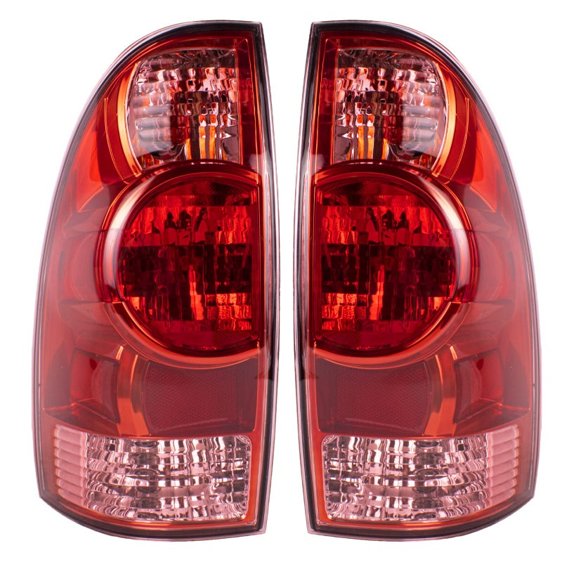 Boine Tail Light Compatible With 20052015 Toyota Tacoma Pickup Driver and Passenger Side Rear Brake Lamp Tail Light Bulb and Harness Included