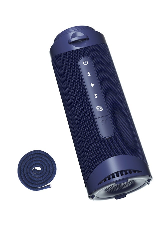 Tronsmart T7 30W Bluetooth Speaker, Portable Wireless Speaker with LED Lights Stereo Sound IPX7, AUX, Micro SD,TF Card (Blue) - Image 2