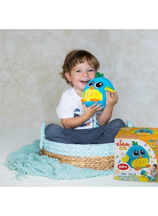 KiddoLab Baby Toys 6 to 12 Months & Up - 'Mr. Blue' Dancing & Singing Bird - Sound & Touch Activated Musical Toy for Boys & Girls - Ideal Gift for Infants, Babies & Toddlers  - Image 5