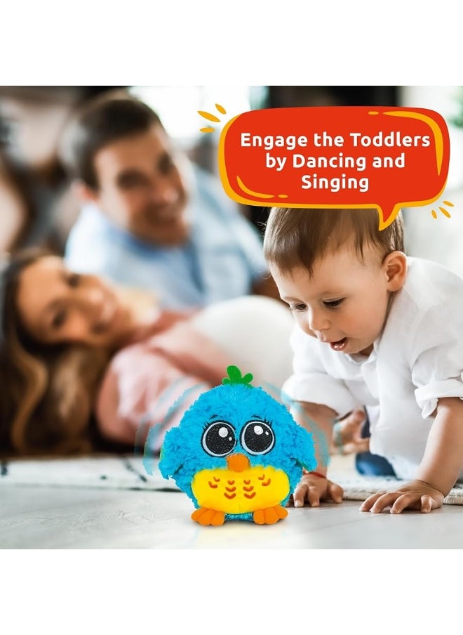 KiddoLab Baby Toys 6 to 12 Months & Up - 'Mr. Blue' Dancing & Singing Bird - Sound & Touch Activated Musical Toy for Boys & Girls - Ideal Gift for Infants, Babies & Toddlers  - Image 2