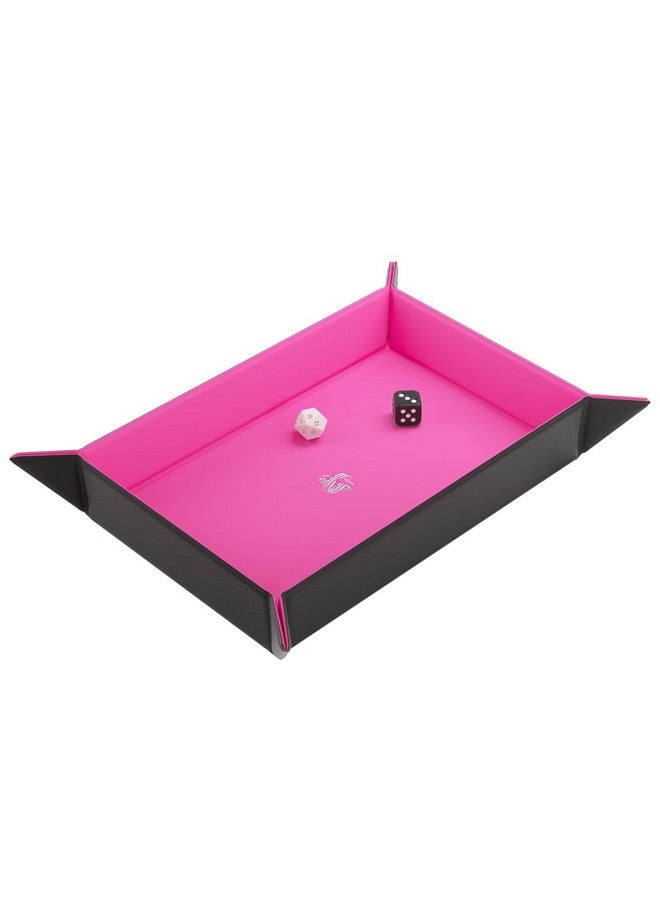 Gamegenic Magnetic Dice Tray Rectangular Black/Pink - Image 2