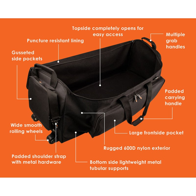 Pro-Tec Pro Tec CP205WL Protec CP205WL 36" Hardware Bag with Wheels - Image 4