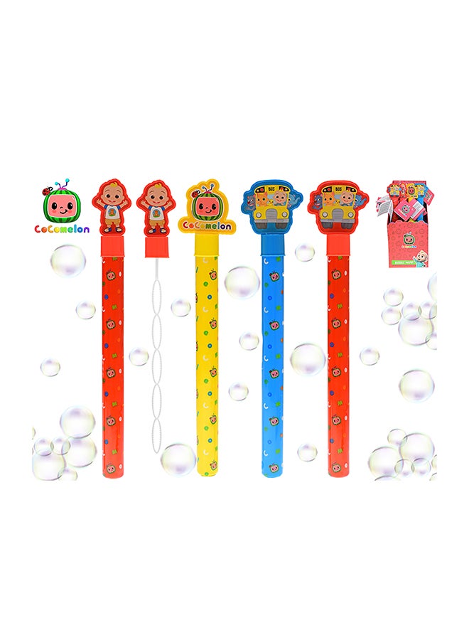 RMS Cocomelon Bubble Wand - 3 Asstd – Fun Kids Toy, Interactive Playtime & Gift Item - Image 1