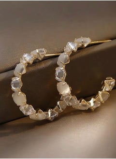 Trendy Gold Hoop Earrings