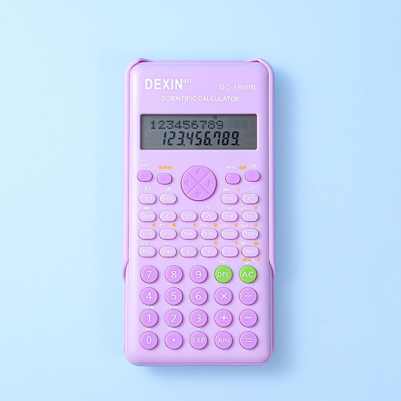 Student Exam Special Calculator Large Screen Cute High-Looking Computer Multi-Function Scientific Calculator - Image 1