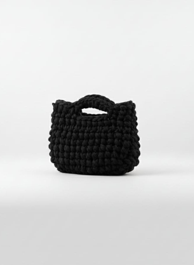 CROCHKA Handmade Thick-Yarn Crochet Handbag – Stylish & Modern Design - Image 1