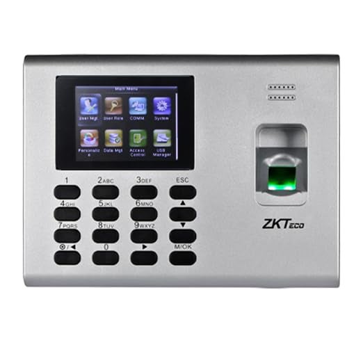 ZKTeco جهاز ZKTeco K40 Pro للحضور البيومتري والتحكم في الوصول للمكاتب والمصانع | بصمة + بطاقة + احتياطي بطارية | سحابة مجانية + تطبيق موبايل | إعداد سهل - Image 1