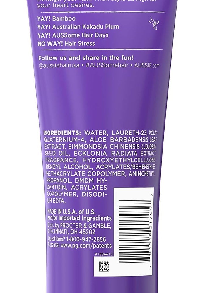 Aussie Headstrong Volume Gel - Volumizing Hair Gel with Bamboo & Australian Kakadu Plum, 7 oz - Image 3