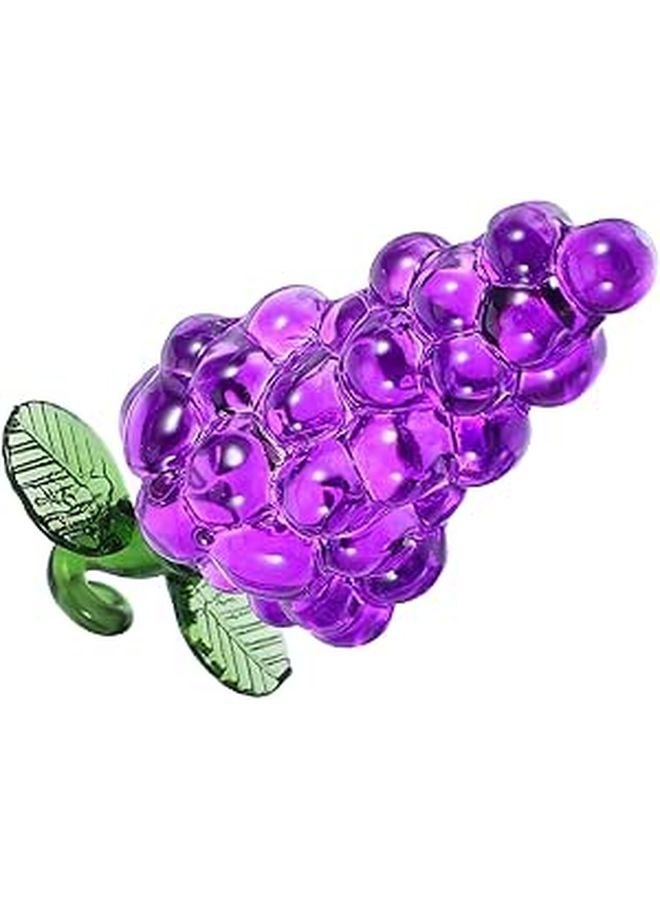 Lifelike Artificial Crystal Grape Decor Realistic Tabletop Centerpiece Red Purple Green - Image 1