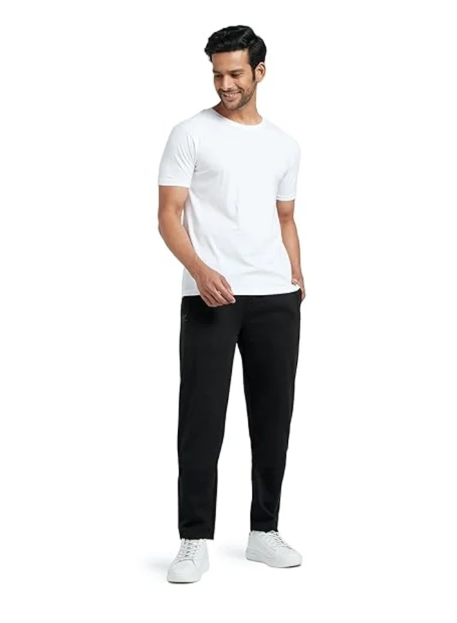 XYXX  Athleisure Men's Cotton Track Pants - Relaxed Fit, Ultra Smooth, Sweat Absorbent Code Loungewear with Zippered Pockets, Perfect Ankle Length, Drawcord Closure  | Best Price UAE