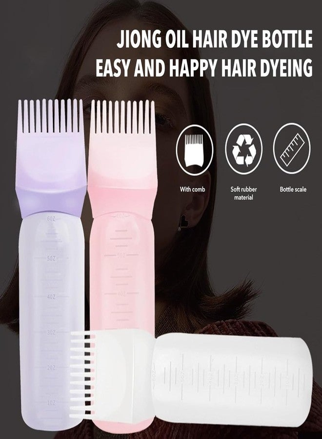 PIERCELL ENTERPRISE Piercell Root Comb Applicator Bottle, 6 Ounce with Graduated Scale, Hair Coloring, Dye and Scalp Treatment Essential (Pack of 1) - Image 3