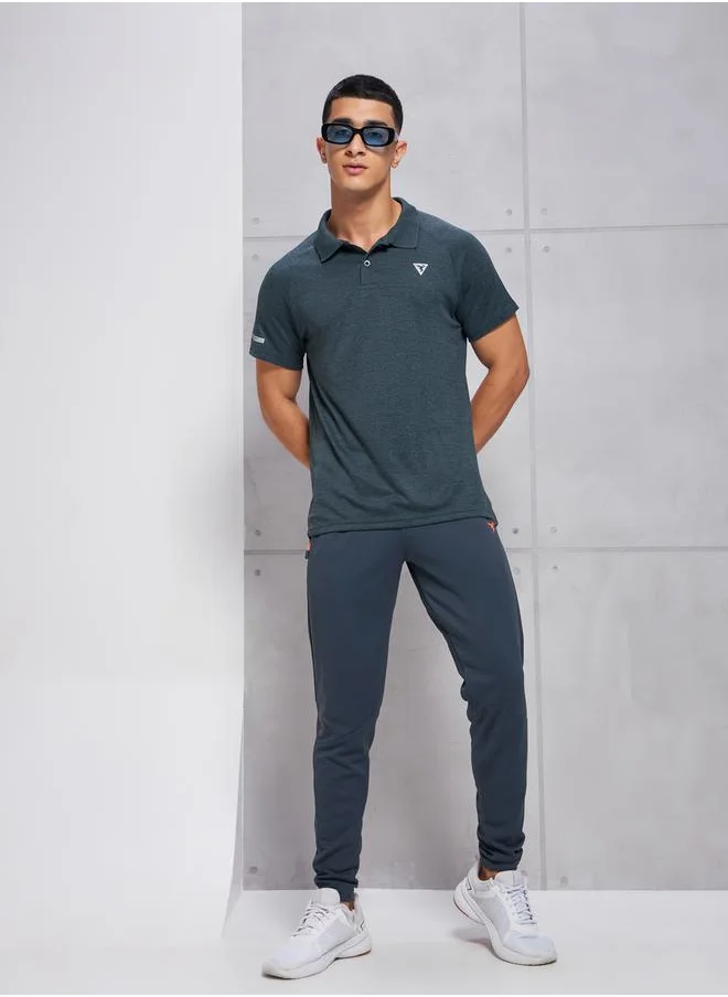 تكنوسبورت Regular Fit Short Sleeves Polo T-shirts by Styli